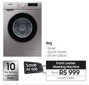 Samsung 8Kg Front Loader Washing Machine WW80T3040BS