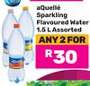 Aquelle Sparkling Flavoured Water Assorted-For 2 x 1.5L