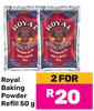 Royal Baking Powder Refill-For 2 x 50g