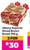 Albany Superior Sliced Brown Bread-For 2 x 700g