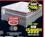 Medi + Spine Manhattan Pillow Top 152cm Bed Set