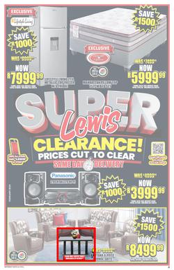 Lewis : Super Clearance (24 February - 13 April 2025), page 1