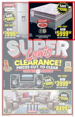 Lewis : Super Clearance (24 February - 13 April 2025), page 1