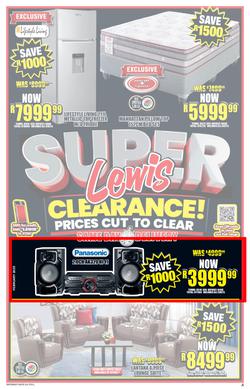 Lewis : Super Clearance (24 February - 13 April 2025), page 1