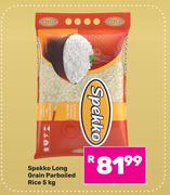 Spakko Long Grain Parboiled Rice-5Kg