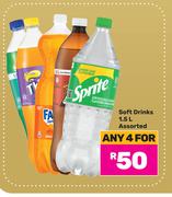 Soft Drinks Assorted-For 4 x 1.5L