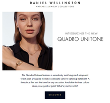 Daniel Wellington : Introducing The New Quadro Unitone (Request Valid Dates From Retailer)
