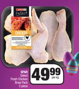 Spar Select Fresh Chicken Braai Pack 5 Piece-Per Kg