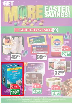 SUPERSPAR EASTERN CAPE : Get More Easter Savings (05 April - 18 April 2022) | Valid In Bluewater Bay, Despatch, Gelvandale, Hunters Retreat, Mount Pleasant, Newton Park, Our, Sunridge, page 1