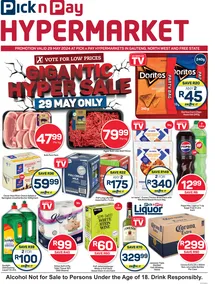 Pick n Pay Hypermarket Gauteng, North West & Free State : Gigantic Hyper Sale (29 May 2024 Only)