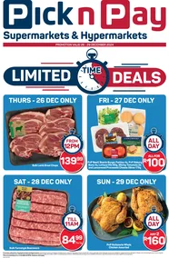 Pick n Pay Hypermarket : Fresh Specials (26 December - 29 December 2024)