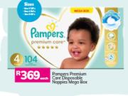 Pampers Premium Care Disposable Nappies Mega Box-Each
