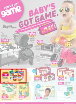 Game : Baby's Got Game (25 August - 7 September 2021), page 1