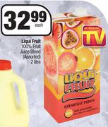 Liqui Fruit 100% Fruit Juice Blend Assorted-2Ltr Each