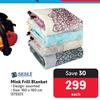 Sesli Mink Frill Blanket 373521-Each