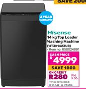 Hisense 14kg Top Loader Washing Machine WT3K1423UB