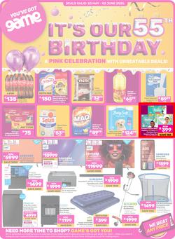 Game : It's Our 55th Birthday Celebration (20 May - 02 June 2025), page 1