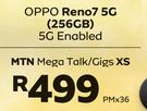 Oppo Reno 7 5G (256GB) 5G Enabled Smartphone-On MTN Mega Talk/Gigs XS