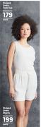 Legend Weekend Wear Striped Linen Tank Top 850020215