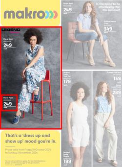 Makro : Clothing (18 October - 03 November 2024), page 1
