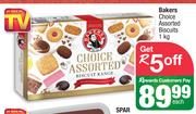 Bakers Choice Assorted Biscuits-1kg Each