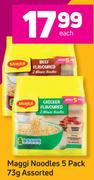 Maggi Noodles 5 Pack x 73g Assorted Each