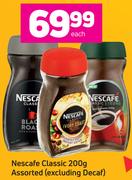 Nescafe Classic 200g Assorted (Excluding Decaf)- Each