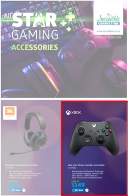Incredible Connection : All Star Gaming Accessories (12 October - 22 October 2021), page 1