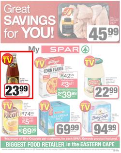 SPAR TOWN EASTERN CAPE : My Spar (22 September - 4 October 2020), page 1