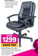 Parker Mid Back Chair Black