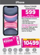 Apple iPhone 11 64GB Smartphone-Each
