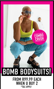 The Fix : Bomb Bodysuits (Request Valid Dates From Retailer)