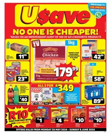 Usave Eastern Cape : No One Is Cheaper (20 May - 09 June 2024)
