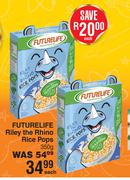 Futurelife Riley The Rhino Rice Pops-350g Each