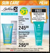 Bionike Defence Sun Face Cream Tube SPF50+-50ml