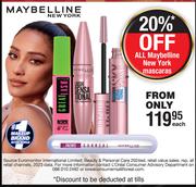 Maybelline New York Mascaras-Each
