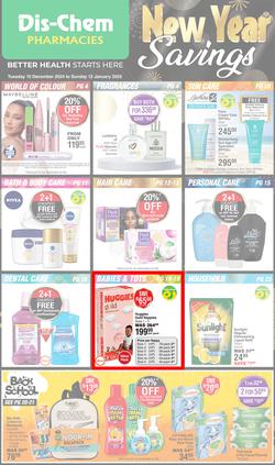 Dis-Chem : New Year Savings (10 December - 12 January 2025), page 1