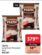 Tastic Long Grain Parboiled Rice-10 x 2Kg