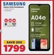 Samsung Galaxy A04e Smartphone