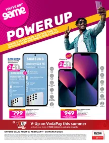 Game Cellular : Vodacom (07 February - 06 March 2025)