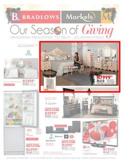 Bradlows & Morkels : Our Season Of Giving (30 Oct - 9 Nov 2014), page 1