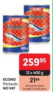 Econo Pilchards-12 x 400g