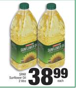 Spar Sunflower Oil-2Ltr Each