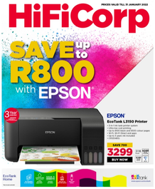 HiFi Corp : Save With Epson (19 January - 31 January 2022)