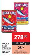 Lucky Star Pilchards (All Variants)-12 x 400g