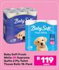 Baby Soft Fresh White Or Supreme Quilts 2 Ply Toilet Tissue Rolls (18-Pack)-Each