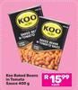 Koo Baked Beans In Tomato Sauce-400gm Each