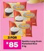 Spekko Long Grain Parboiled Rice-For 3 x 2 Kg