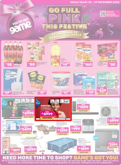 Game : Go Full Pink This Festive (02 December - 29 December 2025), page 1