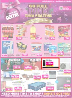 Game : Go Full Pink This Festive (02 December - 29 December 2025), page 1